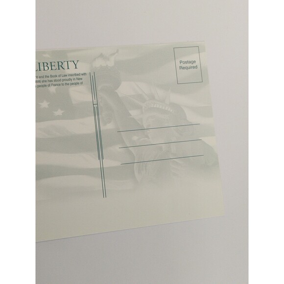 New York City NY chrome postcard Statue of Liberty view - Picture 6 of 9